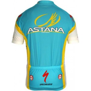 ASTANA 2012-Kurzarmtrikot mit kurzem Reißverschluss
