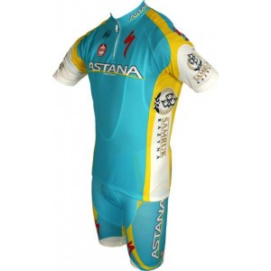 ASTANA 2012-Kurzarmtrikot mit kurzem Reißverschluss