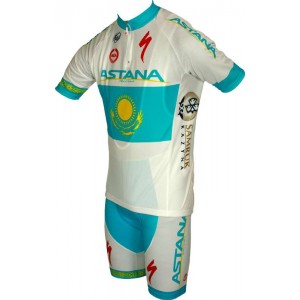 ASTANA kasachischer Meister 2011-Kurzarmtrikot mit kurzem Reißverschluss