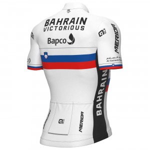 Bahrain Victorious slowenischer Meister 2022 Radtrikot kurzarm-ALE