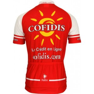 Cofidis 2011 Kinder Kurzarmtrikot mit kurzem Reißverschluss Cofidis 2011 Kinder Kurzarmtrikot mit kurzem Reißverschluss