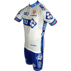 FRANCAISE DES JEUX(FDJ) 2011-Kurzarmtrikot mit kurzem Reißverschluss