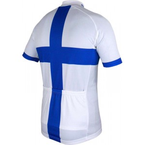 FRANCAISE DES JEUX(FDJ) Finnischer Meister 2014/2015 Kurzarmtrikot(kurzer Reißverschluss)-B'TWIN
