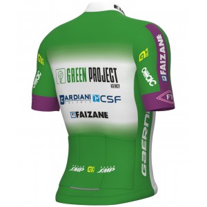 Green Project-Bardiani Csf-Faizane' 2023 Set(Radtrikot langer RV+Trägerhose)-ALE