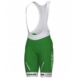 Green Project-Bardiani Csf-Faizane' 2023 Set(Radtrikot langer RV+Trägerhose)-ALE