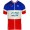 OMEGA PHARMA-QUICKSTEP Französischer Zeitfahrmeister 2012/13-Kurzarmtrikot mit langem Reißverschluss