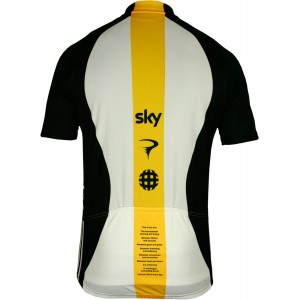 SKY Tour-Sieger Trikot PRO CYCLING Kurzarmtrikot mit kurzem Reißverschluss