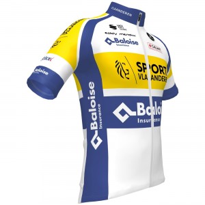 Sport Vlaanderen-Baloise 2022 Radtrikot kurzarm