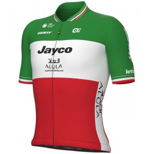 Team Jayco AlUla Italienischer Meister 2023 Radtrikot kurzarm-ALE Team Jayco AlUla Italienischer Meister 2023 Radtrikot kurzarm-ALE