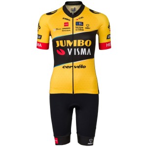 TEAM JUMBO-VISMA 2023 Radtrikot Damen kurzarm
