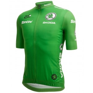 Tour de France 2022 grünes Trikot(maillot vert,bester Sprinter) Radtrikot kurzarm