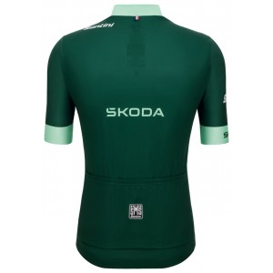 Tour de France 2023 grünes Trikot(maillot vert,bester Sprinter) Radtrikot kurzarm