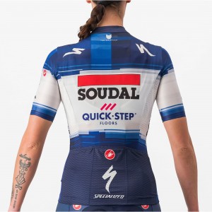 Soudal Quick-Step 2023 Competizione Radtrikot Damen kurzarm