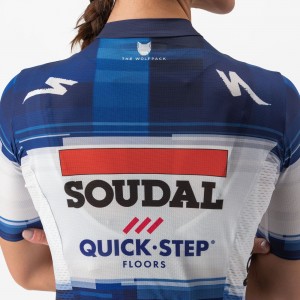 Soudal Quick-Step 2023 Competizione Radtrikot Damen kurzarm