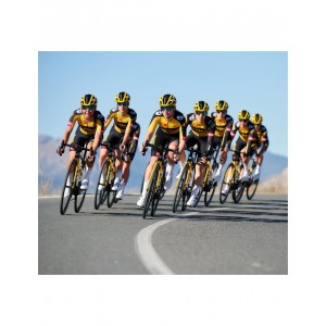 TEAM JUMBO-VISMA 2021 Trägerhose Damen kurz