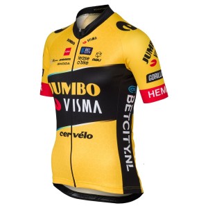 TEAM JUMBO-VISMA 2023 Radtrikot Damen kurzarm